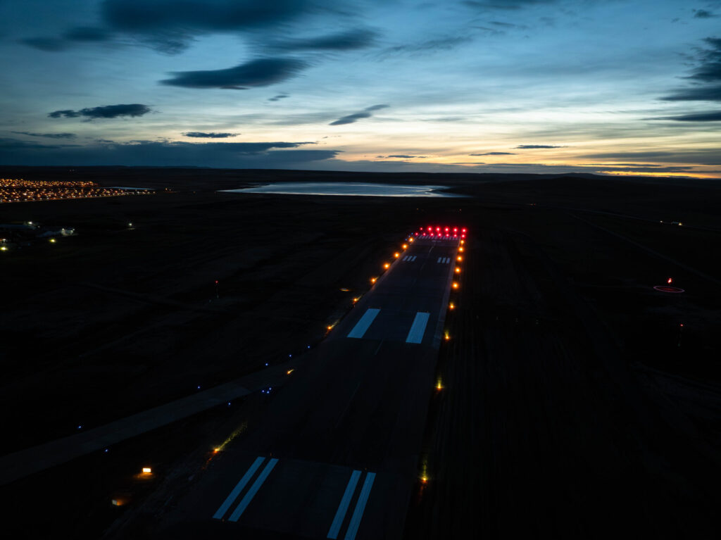Río Grande reinició operaciones con una pista completamente renovada